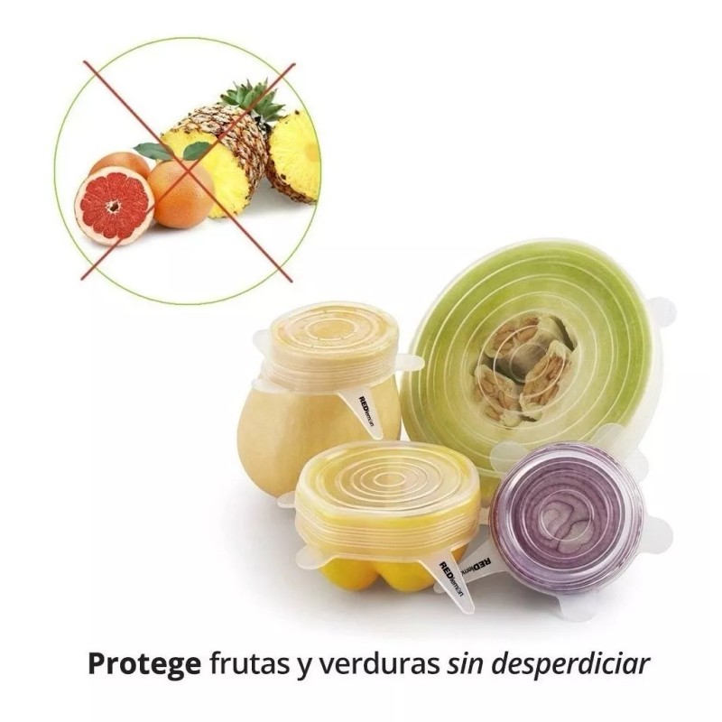 As Seen On Tv Tapas Silicon Set 6 Pz Reutilizables