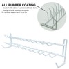 Huji Wall Mount Tie and Belt Rack Organizer, White (1