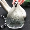 Crystal Orgone Godness Glazed Amulet, White Tara Manjushri Buddha Guanyin
