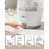 HEYVALUE Bottle Sterilizer, Baby Bottle Sterilizer, Easy One Button Control