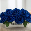 Exoment Exoment 25pcs Artificial Flower Foam Rose Real Touch Roses