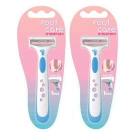 Dorco 도루코 풋케어 발 각질제거 면도기 1p X 2개 Dorco Foot Care Foot Callus Remover Razor 1p X 2pcs