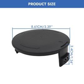 AC41HCA Spool Cap Cover for Homelite Electric String Trimmer UT41110 UT41112 UT41113 UT41120 UT41121 UT41122 UT41112B, Replacement Weed Eater Parts, Durable Plastic, 2 Pack