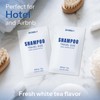 BFZMSLY 30 Pack Travel Size Shampoo Packets Bulk (0.35oz, White