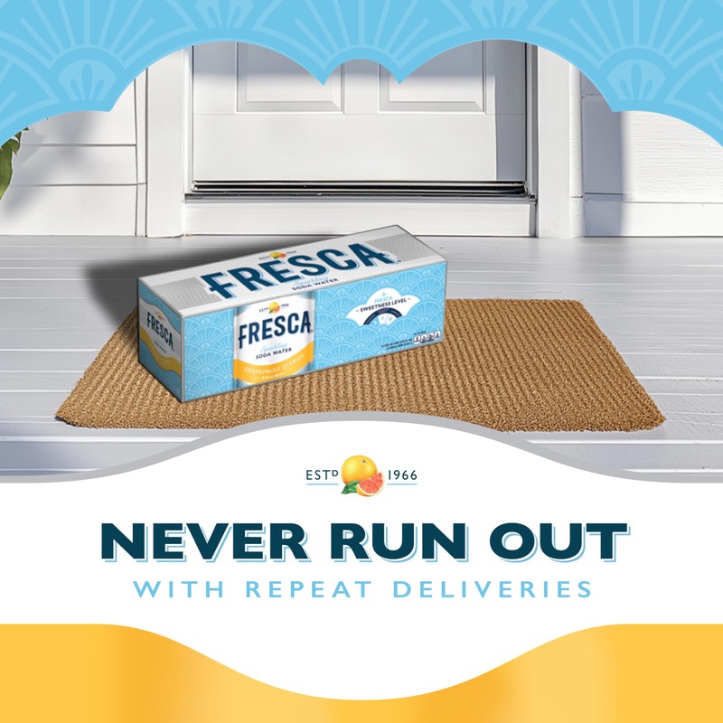 Fresca Citrus Soda Soft Drink, 16.9 fl oz Bottles, 6