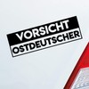 Hellweg Druckerei Caution East German East Germany Ossi Car Sticker