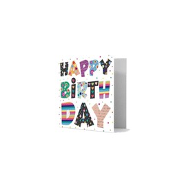 Collage Greeting Card, 7 x 7 cm