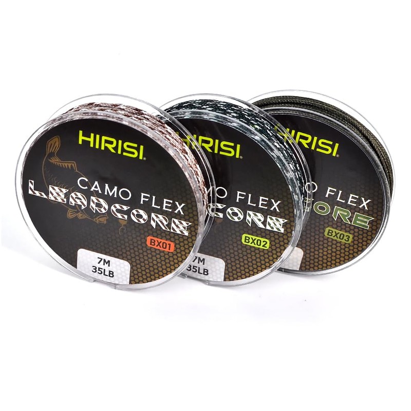 Leadcore Carp Fishing 35lb 23ft 3 Colors Braided Carp Fishing