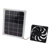 10W Solar Panel Exhaust Fan Waterproof Solar Powered Attic Ventilator