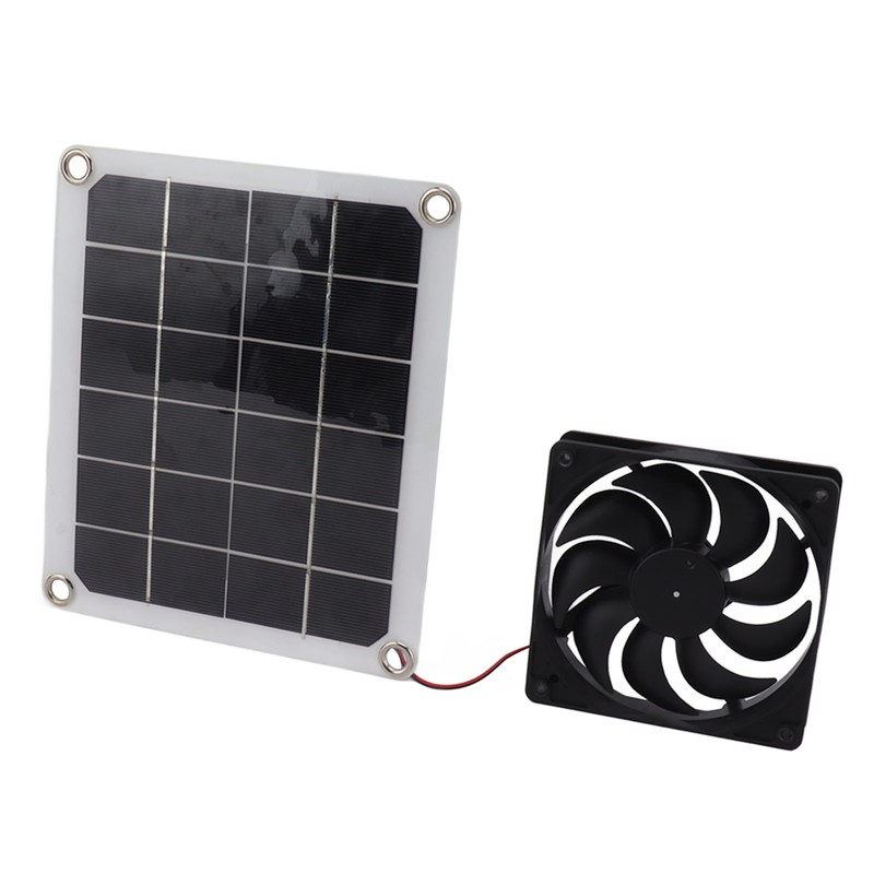 10W Solar Panel Exhaust Fan Waterproof Solar Powered Attic Ventilator