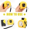 UEAVOID 2 Pack Quick-Lock Tape Holder Universal Tape Measure Holder