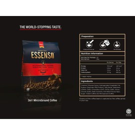 4 Packs SUPER COFFEE ESSENSO 3 in 1 Instant Coffee (4 pack x 20 sachets) Instant Coffee Imported from Malaysia