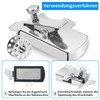 Kkluno Pack of 7 Magnetic Seam Guide for Sewing Machine,