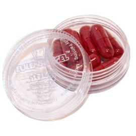 Eulenspiegel 405307 - Gelatine Blutkapseln mit Kunstblutpuder, 8 Stück, Theaterblut, Filmblut