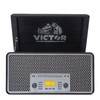 Victor VWRP-5000 Monument 8-in-1 Bluetooth Turntable with 3-Speed Vinyl Record