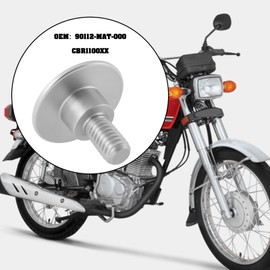 OTOTEC 4pcs M6x16mm Motor Fairing Bolts 90112-MAT-000 Compatible with Honda CBR1100XX 1997-2007 Stainless Steel