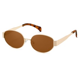 Colrea Trendy Oval Sunglasses for Women Men 2025 Retro Sun Glasses Classic Shades UV400 Protection CL2501
