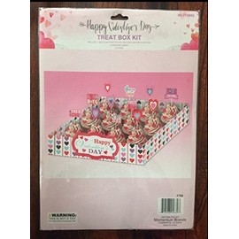 VALENTINES DAY CUPCAKE DISPLAY TREAT BOX KIT PARTY SUPPLIES PARTY DECOR