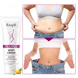 Crema Quemagrasas Para Abdomen - Crema Adelgazante Para Abdomen, Vientre Y Cintura, Crema Caliente Para Bajar De Peso - Crema Corporal De Mango, Crema