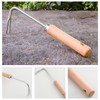 DragonX2 Pack of 2 Root Weeder with Handle, Stainless Steel