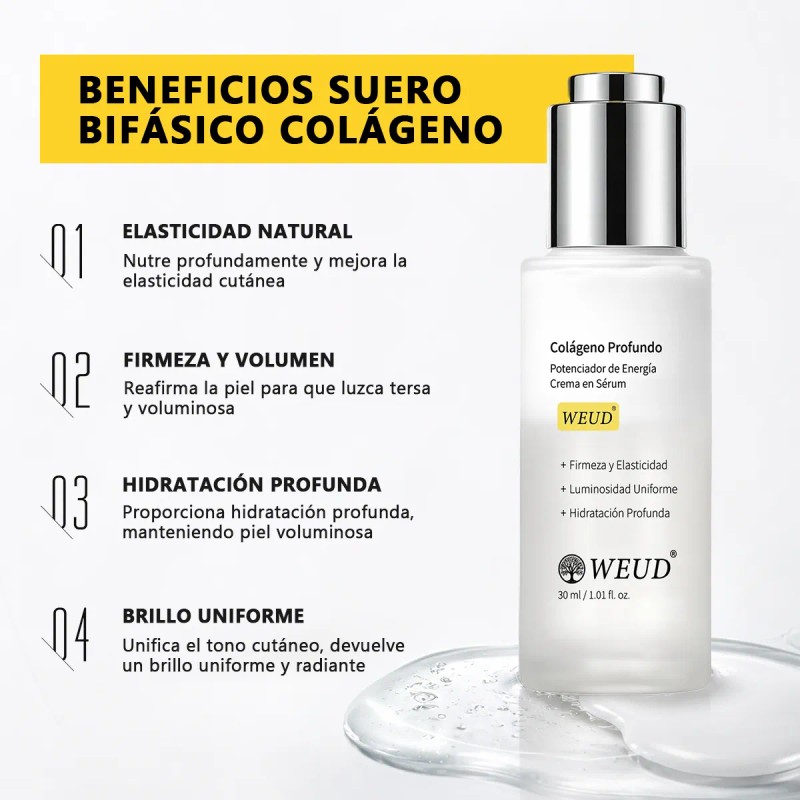 Kit Facial Nutritivo Weud Sérum Colágeno + Bálsamo Sebo Miel