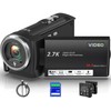 Muitune Camcorder Video Camera QHD 2.7K 56MP 16X Digital Zoom