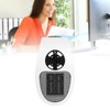 500W Black and White Mini Electric Heater Portable Wall Mounted