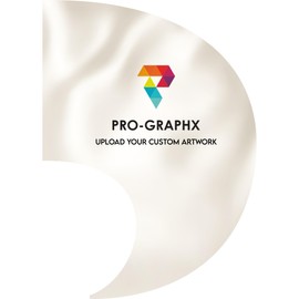 Color Guard Flag - CUSTOM ARTWORK UPLOAD - Practice Flags, Marching Band Flags, Curved Rectangle Indoor Competition, Performance ARC Flag, Vibrant Colors, Made in USA, Durable Polyester Silk (SWING-S8)