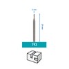 Dremel 193 Milling Cutting Bits in 2-Pack Accessory Set -
