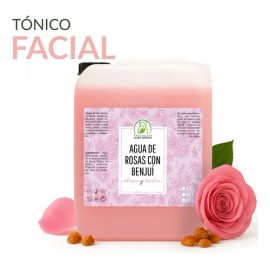 Agua de Rosas y Benjuí 5 Litros Tónico Hidratante Rostro Productos Mart