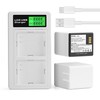 Topwowe 2-Pack A-2 Batteries 3660mAh Compatible with Arlo Go Camera