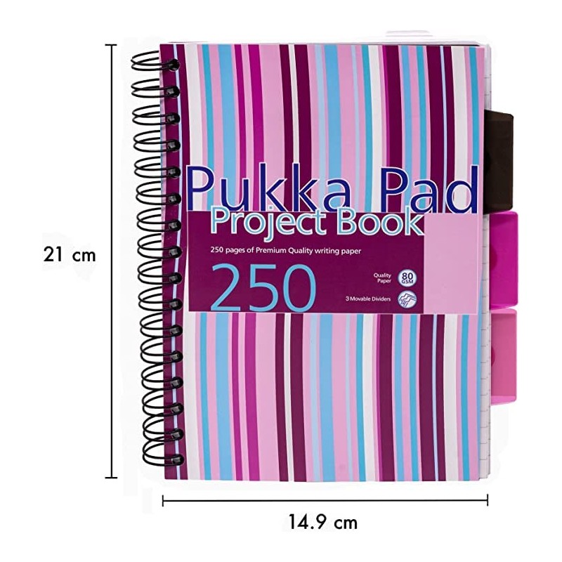 Pukka A5 Project Book Pink/Blue