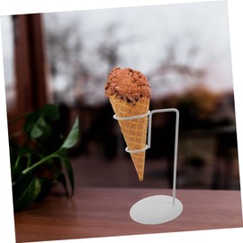 MOLUCKFU Pack of 2 Display Stand Ice Cream Cone Holder Egg Bags Support Metal Egg Bags Stand Ice Cream Display Holder Reusable Cone Holder Ice Cream Cone Holder