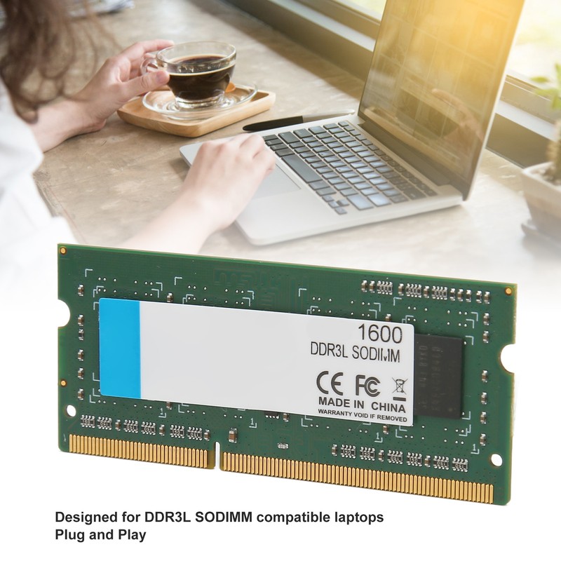 DDR3L SODIMM 1600MHz RAM 64Bits Width 204Pin Data Connection Plug