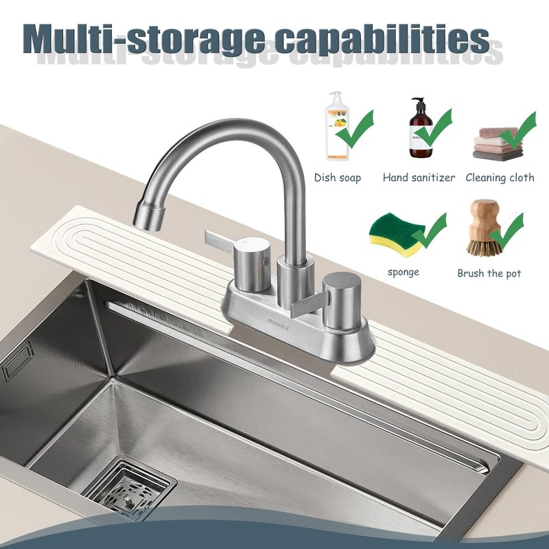 Stargaz Faucet Mat For Kitchen Sink，Sink stone quick dry around