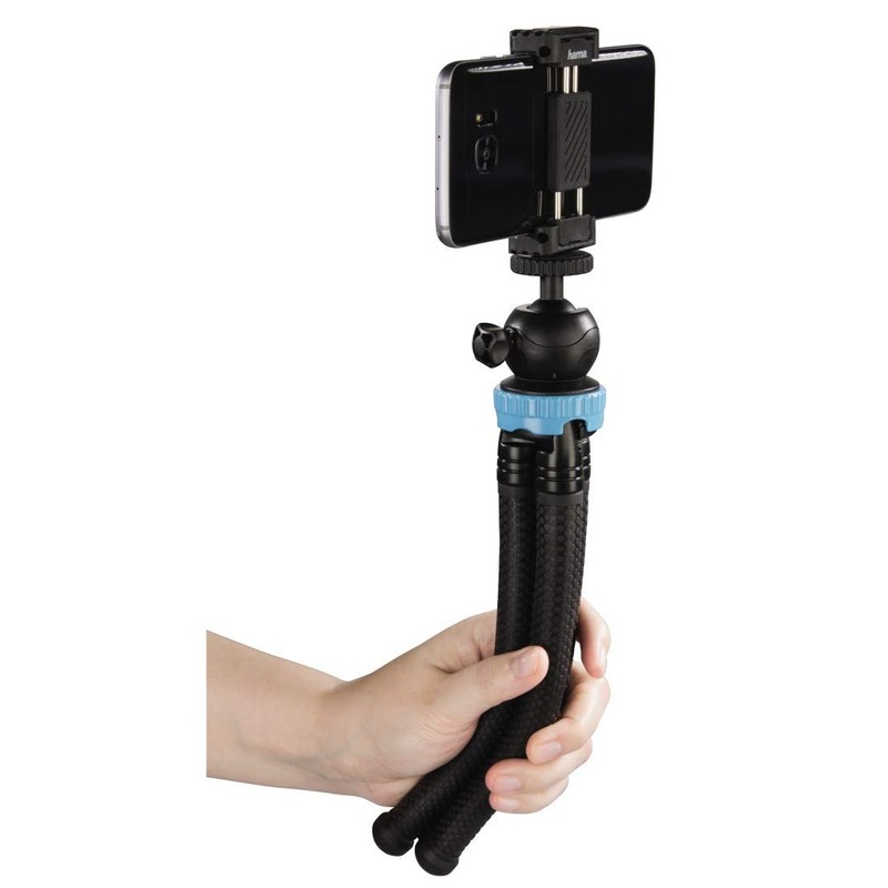 Hama Stativ Flexpro für Smartphone, GoPro und Fotokameras, 27 cm,