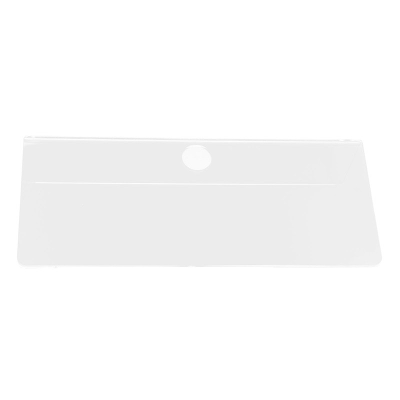 2Pcs Clear Floating Shelf Acrylic Fine Surface Delicate Modern Transparent