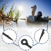 ECSiNG 60pcs Metal Bait Spike Carp Fishing Hook Fishing Hooks