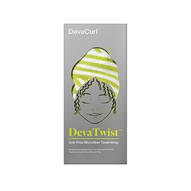 DevaCurl DevaTwist Toalla de Microfibra Anti-Frizz, Diseño Manos Libres