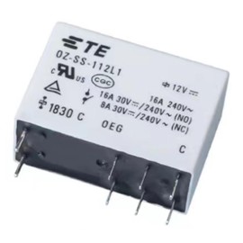 2Pcs OZ-SS-112L1 16A 12VDC Multi-Function General Purpose Relay 8Pins