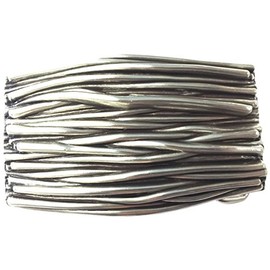 BELTINGER Verona Belt Buckle 4.0 cm | Buckle Interchangeable Buckle Belt Buckle 40 mm Solid | Interchangeable Belt up to 4 cm, silver