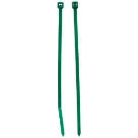 Merriway® BH01197 (100 Pcs) Lockable Cable Zip Ties, Green Nylon 100 mm (4 Inch) x 2.5 mm - Pack of 100 Pieces