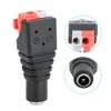 20Pcs Gold Plated Needle DC Power Connector Female Plug Pressure