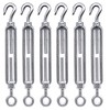 Marcopol Turnbuckle Wire Tensioner M8 Adjustable Turnbuckles Hook and Eye