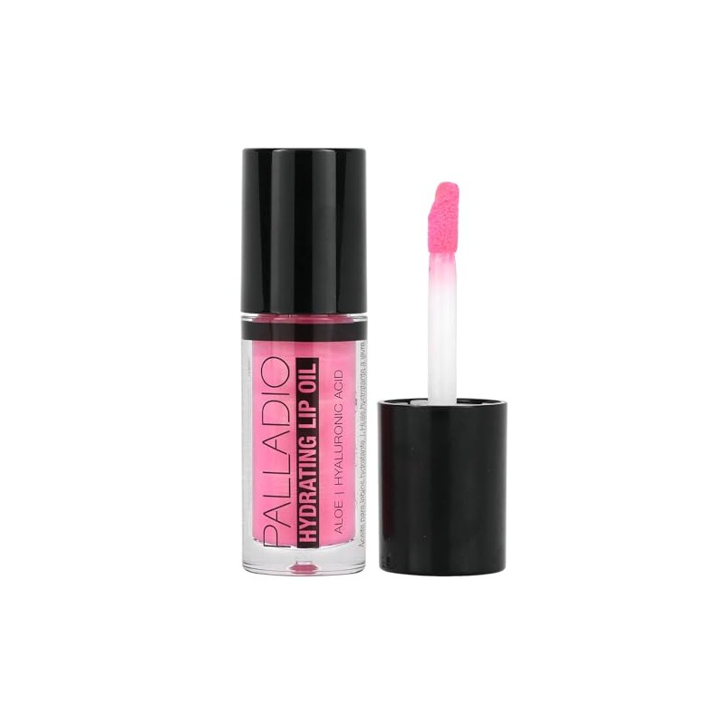 Palladio Aceite Labial Hidratante, Fórmula no Pegajosa, Brillo Sutil con