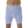 1-Pack Men's Gray Regular Absorbency Washable Reusable Incontinence Boxer Briefs