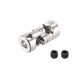 sourcing map Rotatable Universal Steering Shaft Coupler Motor Joint Coupling L24XD11 4 to 5 mm