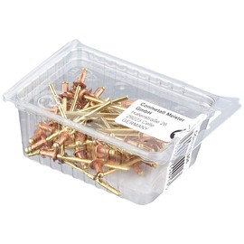Connex COXT197306 Copper/Bronze Blind Rivets, Brown/Gold, 3.2 x 6 mm, Set of 50 Piece