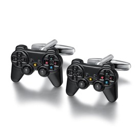 BOBIJOO Jewelry - Pair of Cufflinks Vintage Controller Video Game Resin Accessories Man, Resin