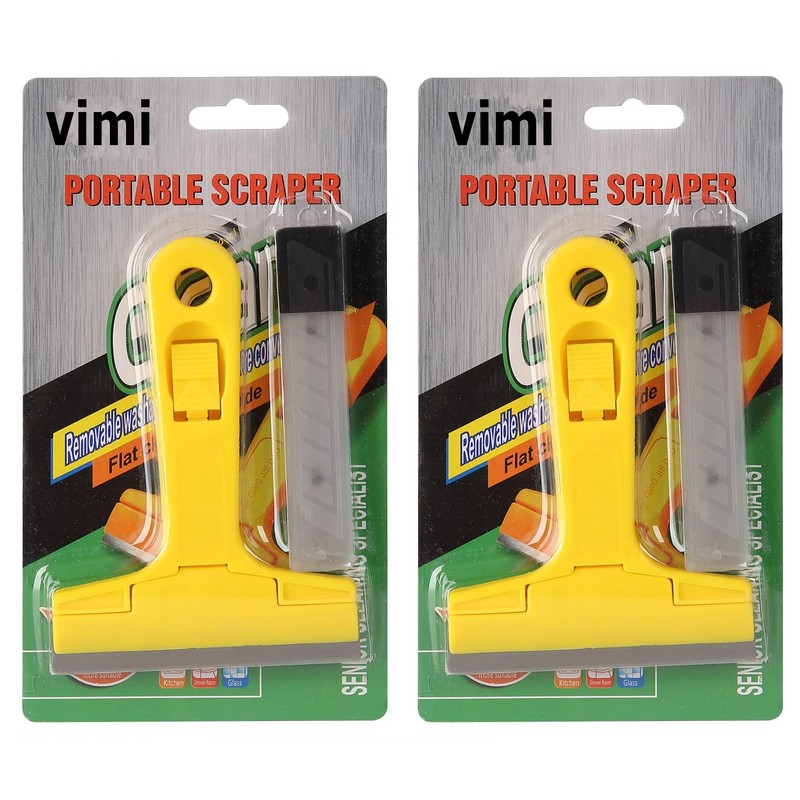 Razor Blade Scraper,Paint Scraper Glass Scraper Tool with 20 Extra